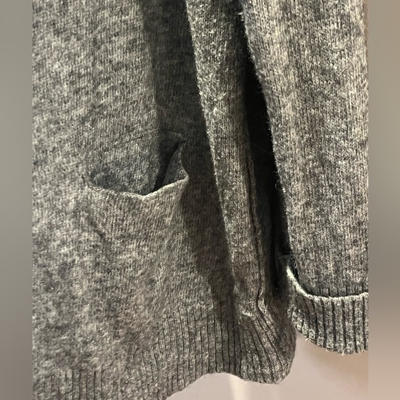 Anna Taylor LOFT Open Front Drop Shoulder Fine Knit Cardigan With Pockets - Picture 9 of 13